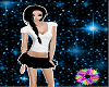Poofy Black Mini Skirt