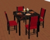 LL-Blk/Red Pizza table