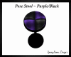 Pose Stool Purp/Black
