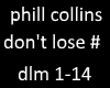 phill collind lose numbe