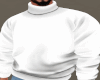 AK White Turtle Sweater
