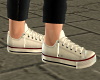 Girls White Lo Sneakers