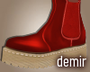 [D] Red boots