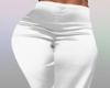 White silk trousers