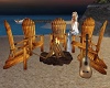 Beach Chair Fire Circle