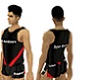 Red and black singlet