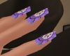 passion flower on nails