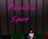 Pixie's Spot sign