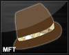Vanteria Brown Plaid hat