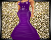 Purple Demure PVC Gown