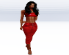 DJM Red Laced  Capri