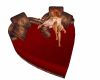 Antiqued Heart Lounger