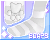 +Kitten Socks White