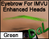 Eyebrows Enhanced Green