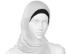 hijab putih