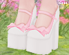 w. Cute White Shoes