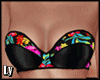 *LY* Tropical Black Bra