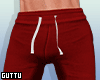 Red Jogging Shorts