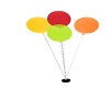 colored baloons