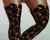 Black Lace boot Rose