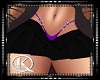 Y2K Skirt Black Purple