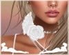 Necklace White Rose