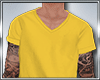 B* Yellow V Neck Tshirt