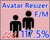 CG: Avatar Scaler 117.5%