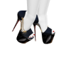 black gold stilettos