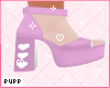 𝓟. Pur. Heart Shoes 3