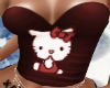 N. Kitty Red Top