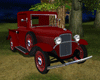 Vintage Pickup Truck Red