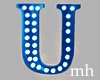 Blue Letter U