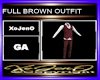 FULL BROWN OUTFIT