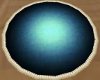 Moonlite Blue Round Rug