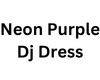 Neon Purple Dj Dress