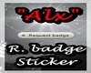 [Alx]Request Badge Stick