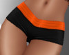 Black/Orange BootyShorts