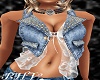 PHV Denim Vest w/Lace