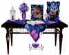 N & B Guest Book Table