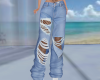 Ripped Baggy Cargo Jeans