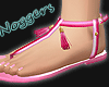 Tassle Sandals Pink