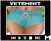 M Short Bleu RLL