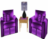 Purple Classic Chairs
