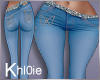 K butterfly bling jeans
