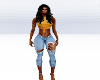 TNM Blue jean Capri Fit