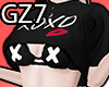 !GZ7! XOXO Kiss Crop Top