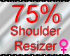 *M* Shoulder Resizer 75%