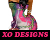 {XO} Ecko Colorful Dress