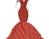 red batswana dress